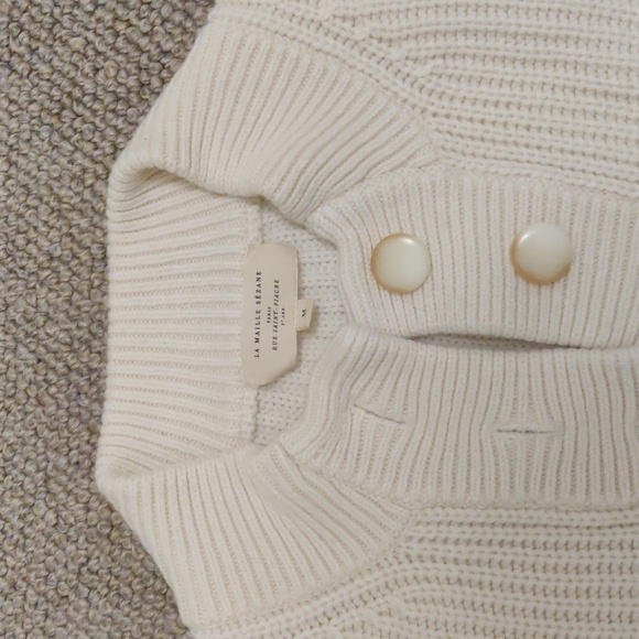 Sezane Lucas Jumper in Ecru, M - Picture 8 of 14